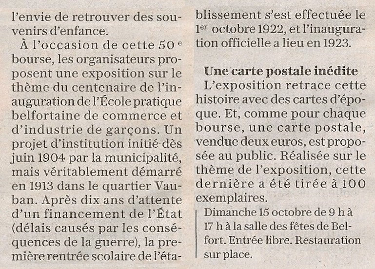 2023 10 14 Annonce 50e Bourse LER 2d