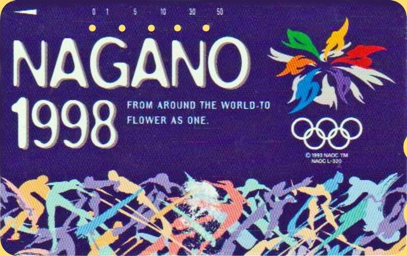 Télécarte Nagano 1998 Affiche