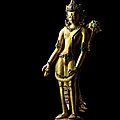 A <b>gilt</b> <b>copper</b> <b>alloy</b> <b>figure</b> of Padmapani Lokeshvara, Tibet, circa 1400