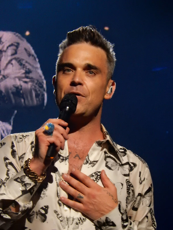 le chanteur britannique Robbie Williams