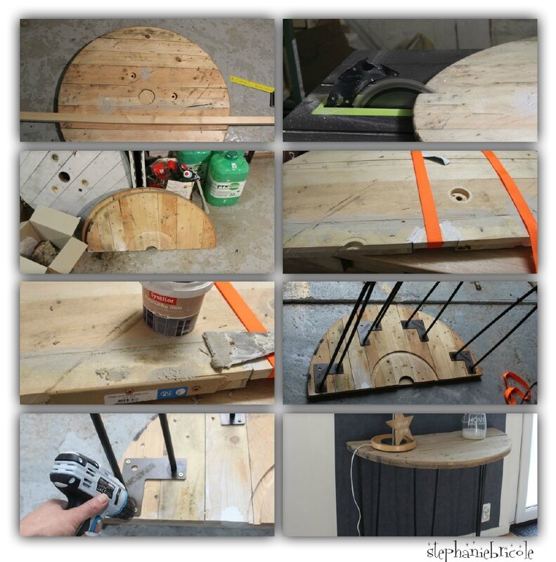 demi touret console diy récup