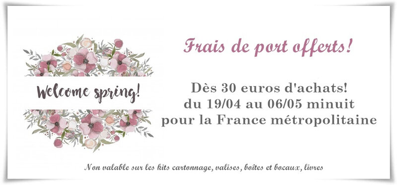 frais de port avril 2018