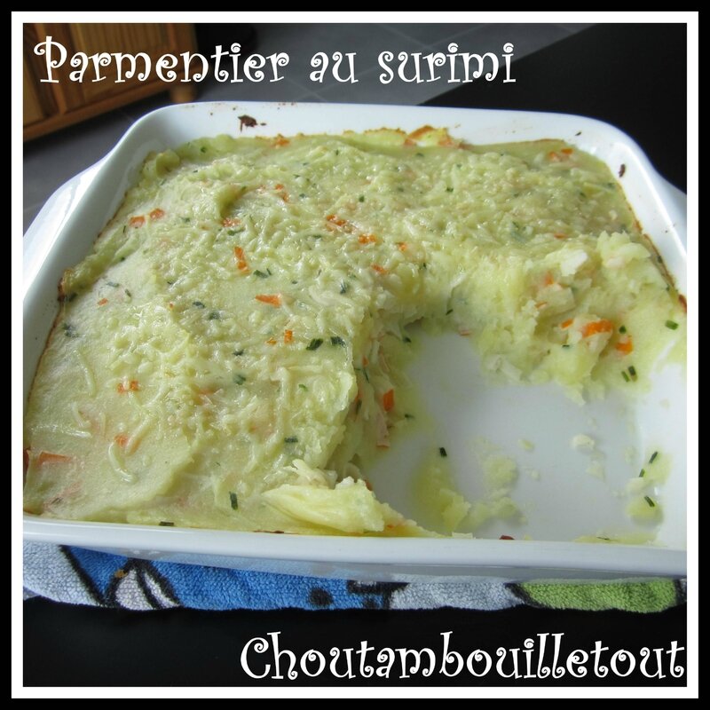 Parmentier surimi