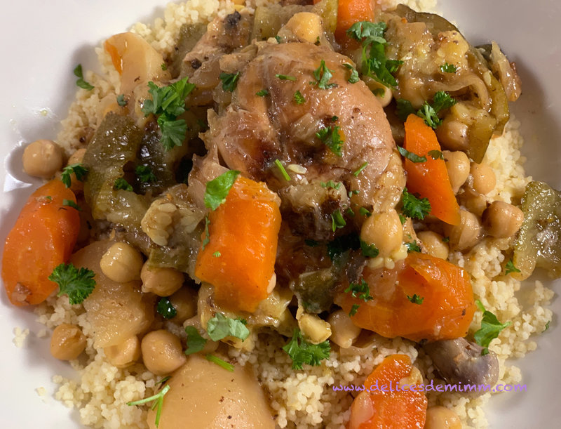 Tajine de poulet aux légumes 3