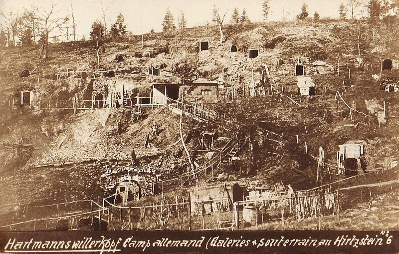 Hartmannswillerkopf, camp allemand, Hirtzstein