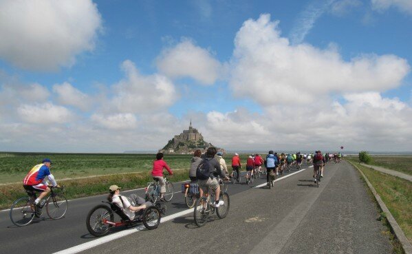 Convergence Vélo baie du Mont-Saint-Michel