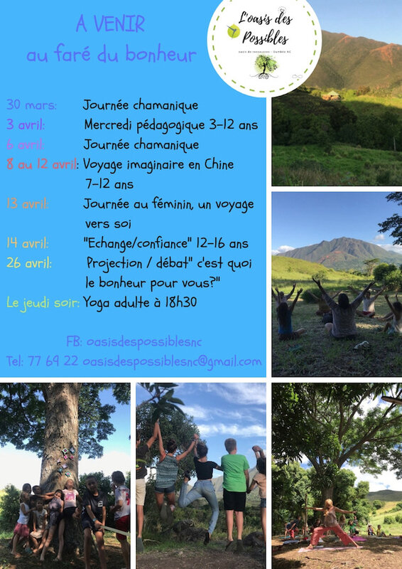A venir à l'Oasis!