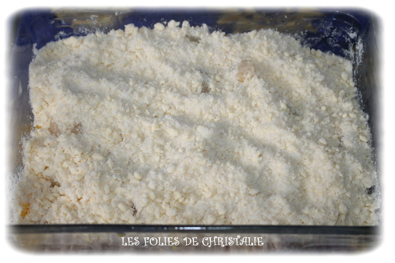 Crumble poires mangue 3