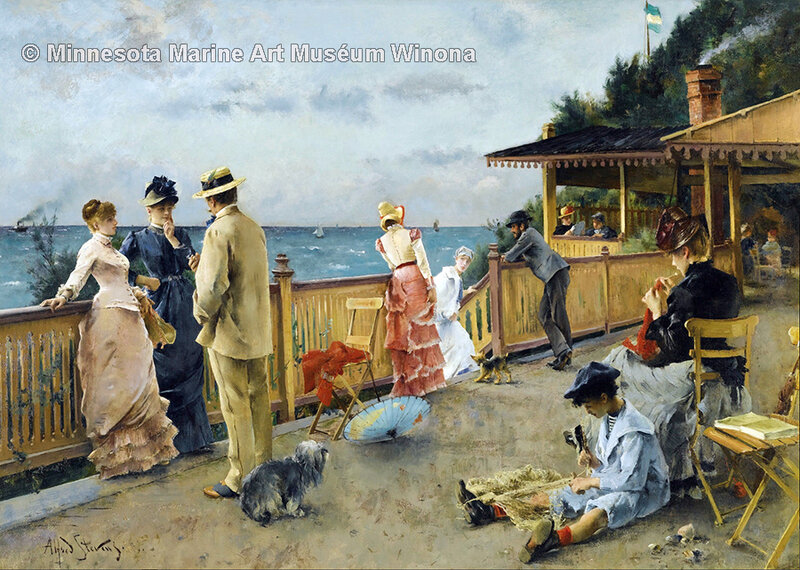La Villa des Falaises à Sainte-Adresse, 1884 Minnesota Marine Art Museum ALG (3)