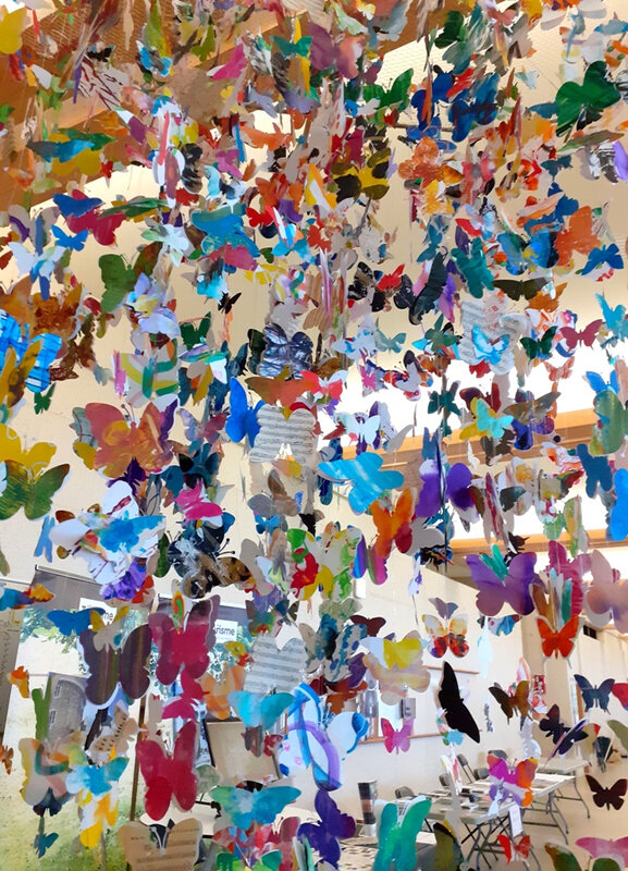 378-Fleurs Printemps-Mobile papillons (58)