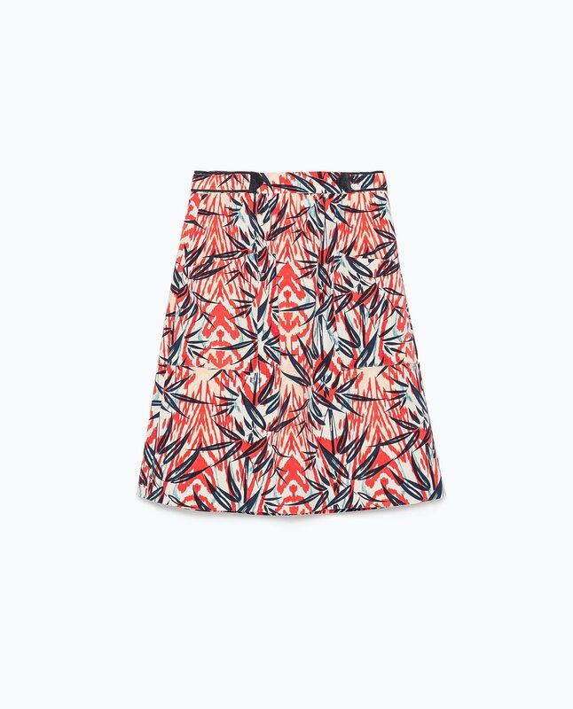 2015 0318-02 Zara Monaco - Printed skirt