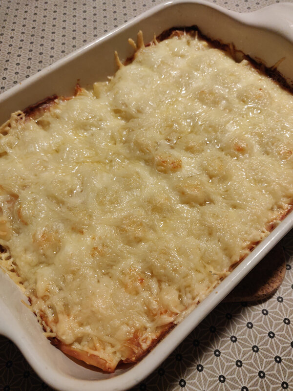 gratin de ravioles du Dauphiné aux épinards et saumon fumé (1)