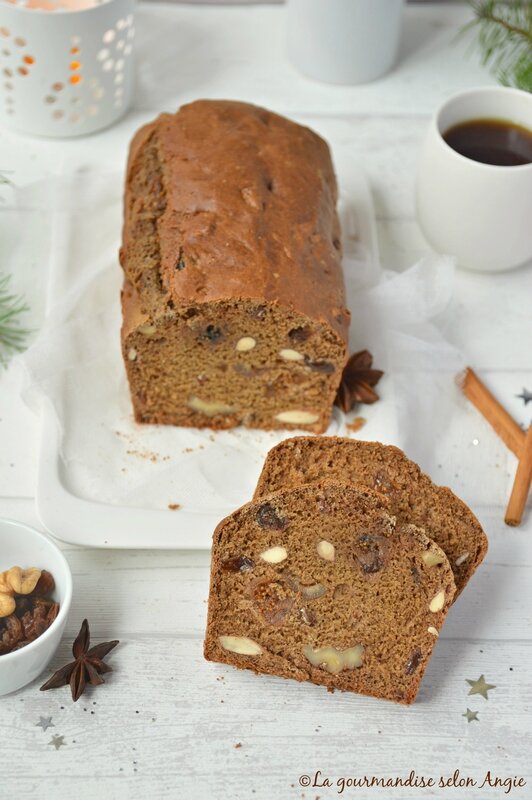 pain d'épices vegan aux fruits secs