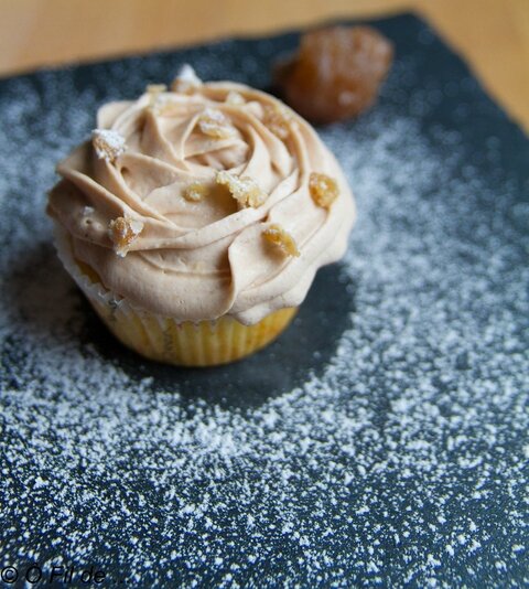 cupcake inclusion marron glacé et crème de marron vanillée 3