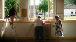 Travaux à l'école et petite grenouille 006