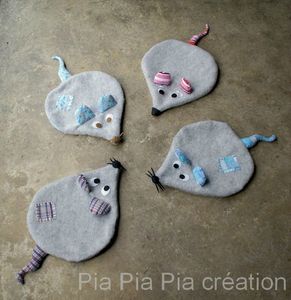 range-pyjamas souris grises by Pia Pia Pia création