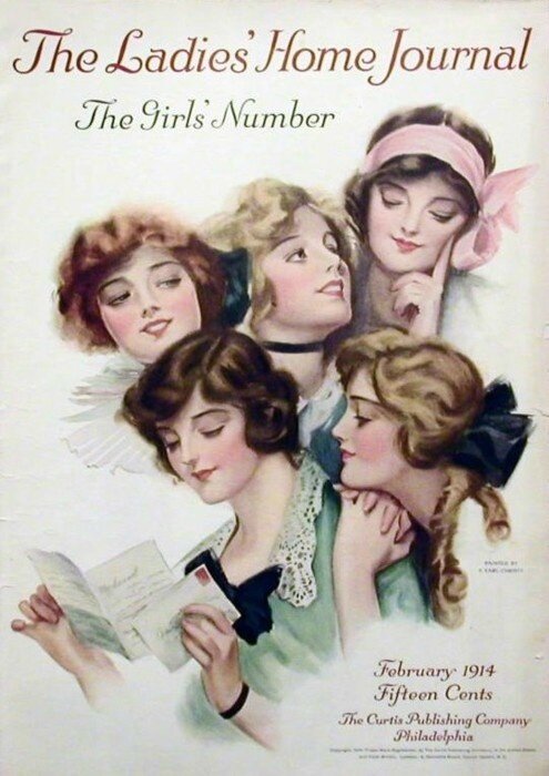 harrison fisher lady'shome journal 1914