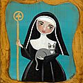 [GRIF' En Fête] Gertrude de <b>Nivelles</b>, sainte patronne des chats, fêtée le 17 mars.