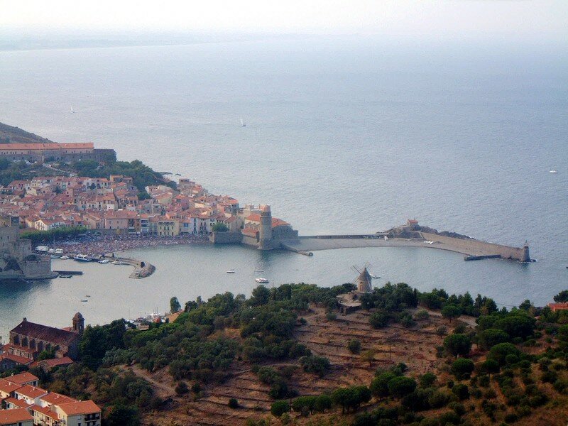 Collioure vue du château
