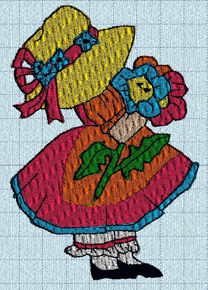 sunbonnet printemps machine