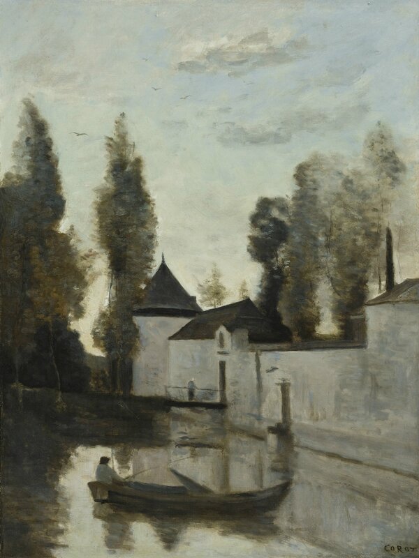 Corot, chateau de la Motte-Bastille, Beaune-la-Rolande (vers 1850)