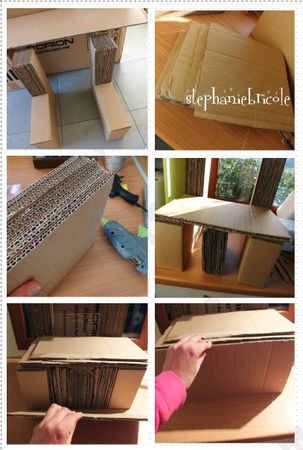 diy siege en carton premieres etapes