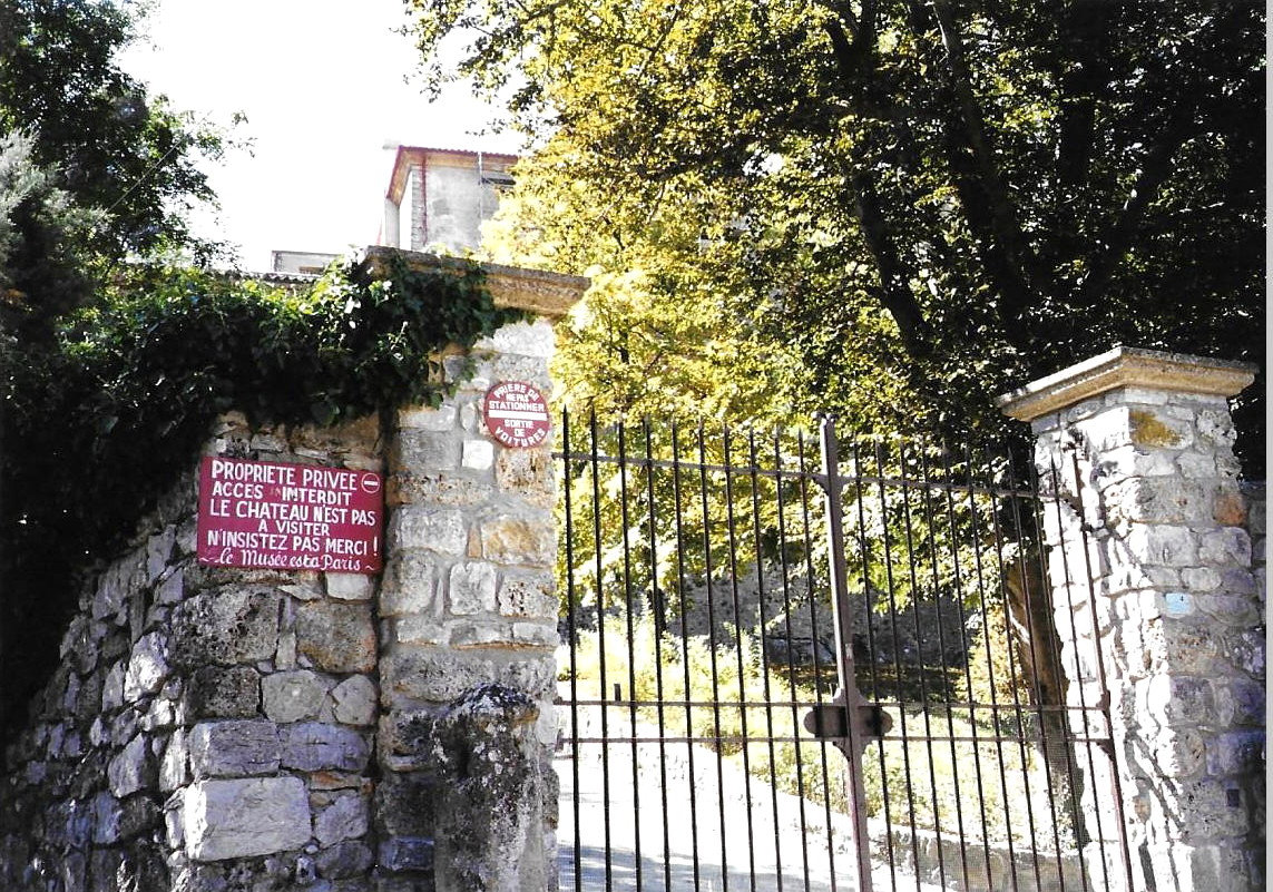 Vauvenargues, château de Picasso, entrée (13)