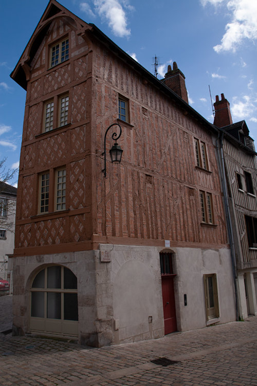 Maison ancienne à colombages, Orléans