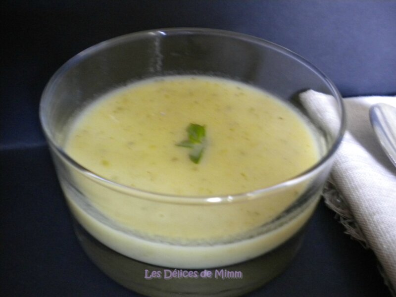 Velouté de concombre à la menthe 2