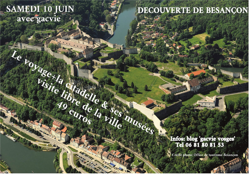 6- Samedi 18 juin - Découverte de Besançon