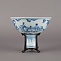 Stem Cup, Ming dynasty (1368–1644), Chenghua period (1465–1487) or <b>Hongzhi</b> period (1487–1505)