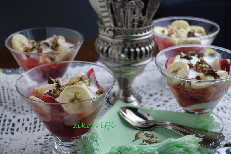 salade de fruits en verrines