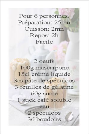 recette charlotte spéculoos