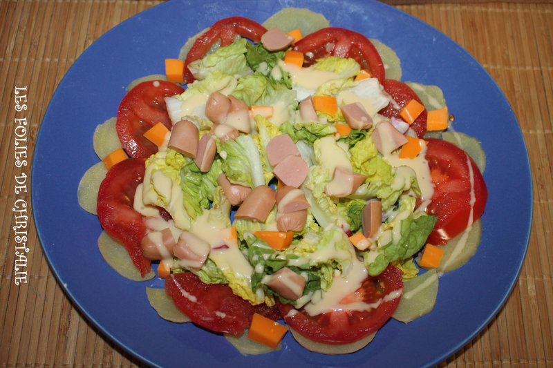 Salade knackis 1