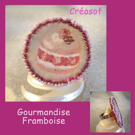 bague gourmandise framboise