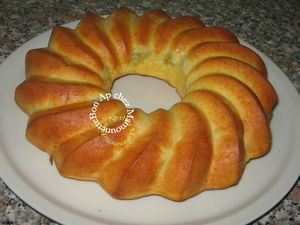 Gâteau moelleux fromagé à la rhubarbe du jardin 012