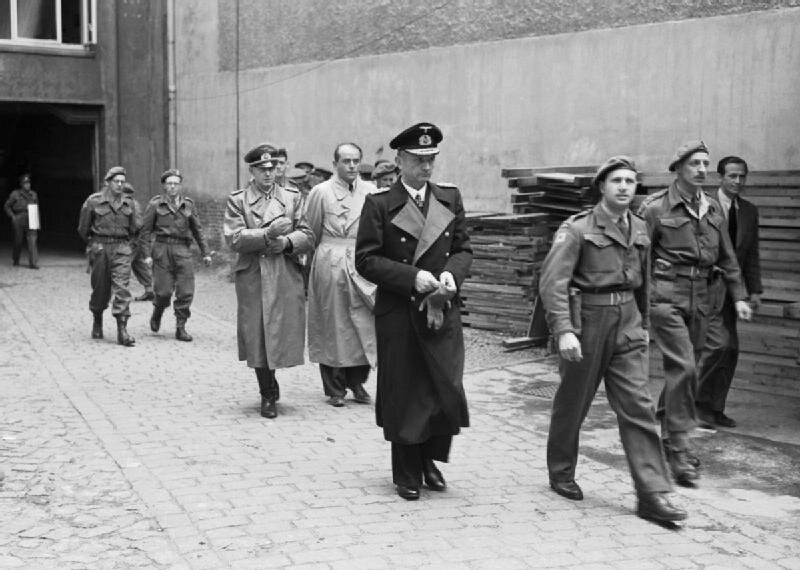 Arrestation de Flensburg en Mai 1945