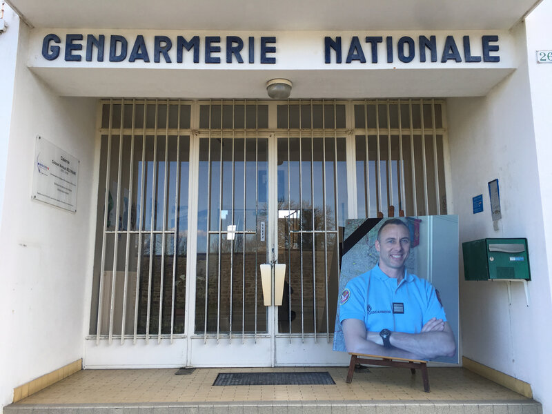 Arnaud Beltrame_hommage_Avranches_2019_Gendarmerie_caserne_compagnie