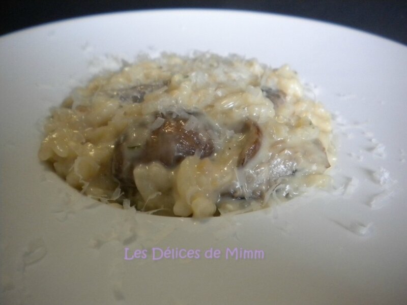 Risotto aux champignons 4