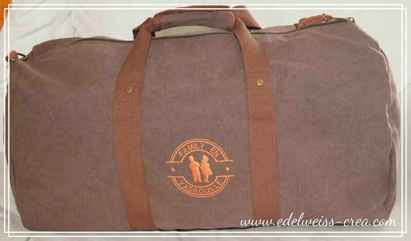 Grand sac de voyage vintage - Family en vadrouille