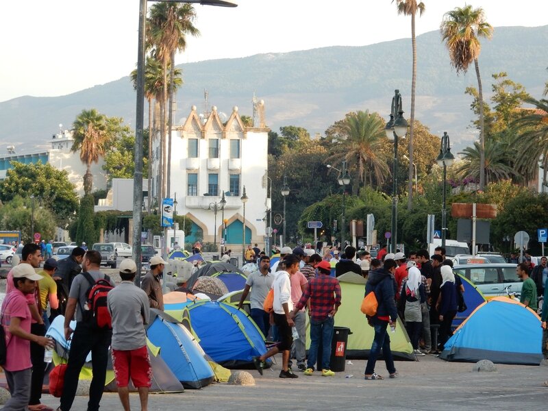 Migrants à Kos 161015