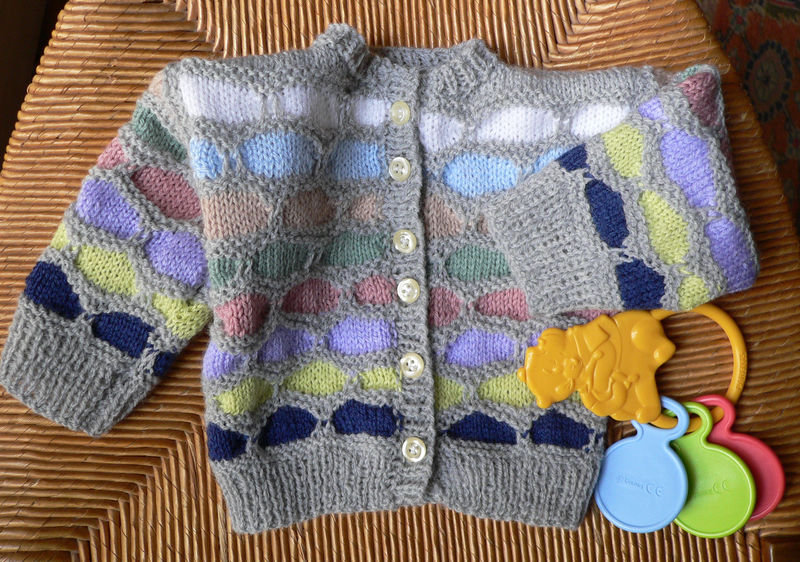 cardigan multicolore