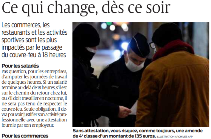 2021 01 16 SO Ce qui change dès ce soir
