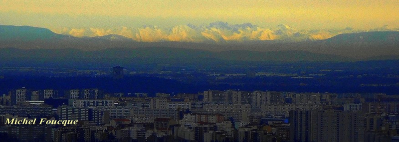 Panorama vers les Alpes