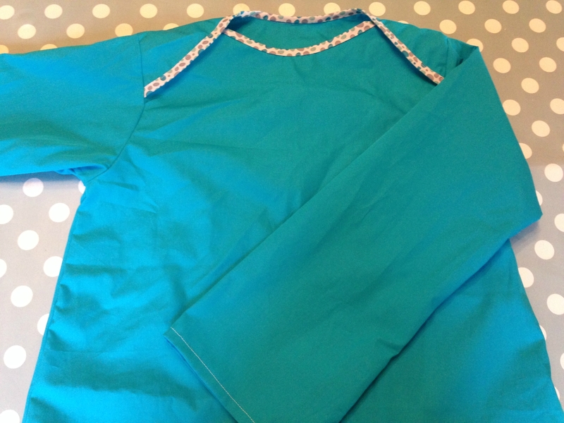 pyjama turquoise pantalon modele burda 11A et top donald citronille 12A 2