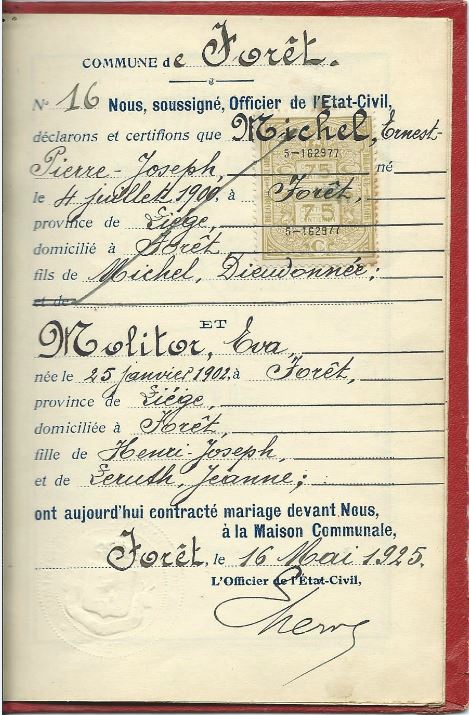 photo carnet mariage - M