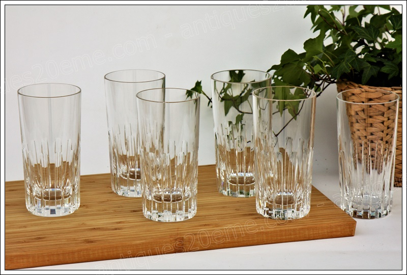 Service verres cristal Baccarat Rotary