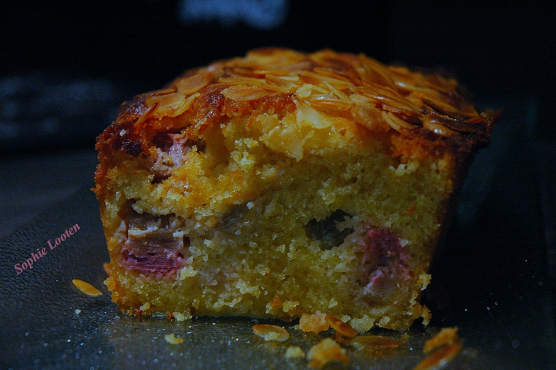 Cake amande rhubarbe2