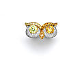 Coloured <b>Diamond</b> and <b>Diamond</b> 'Owl' Ring