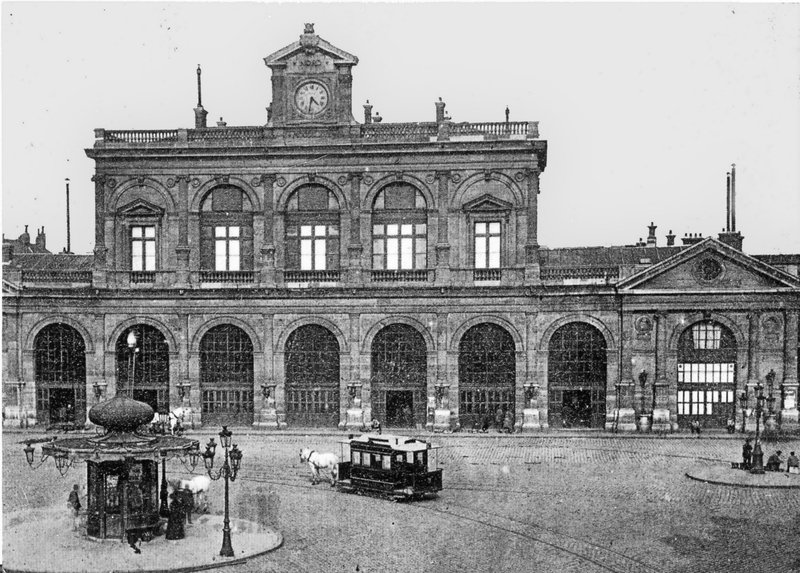 LILLE -La Gare vers 1875